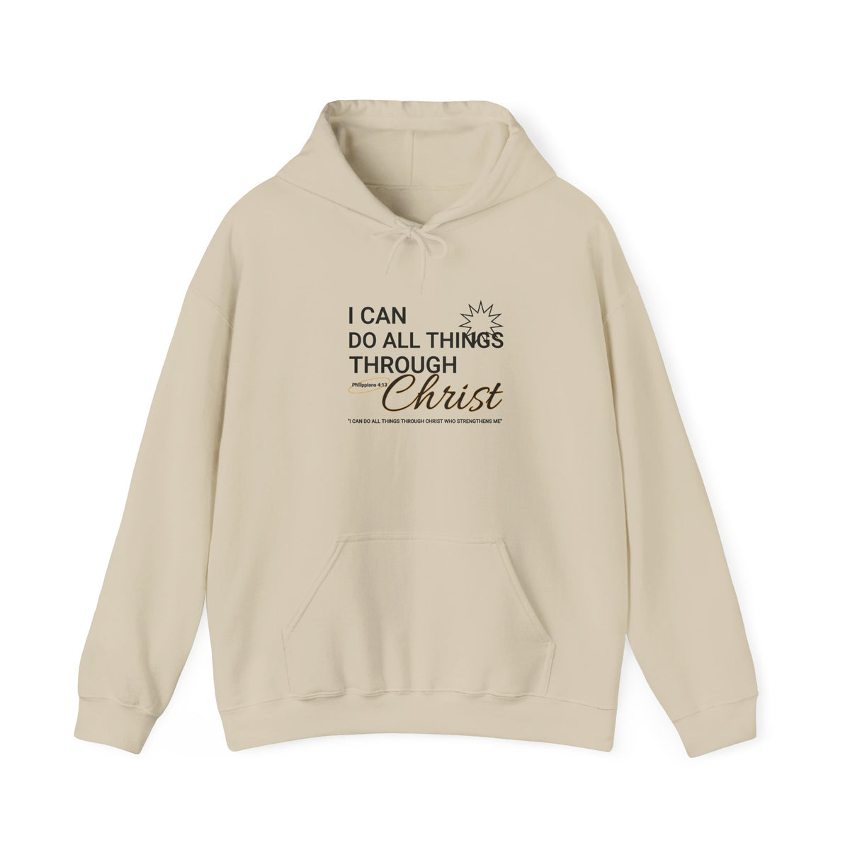 I can do all things through Christ - Unisex Heavy Blend™ Hooded Sweatshirt