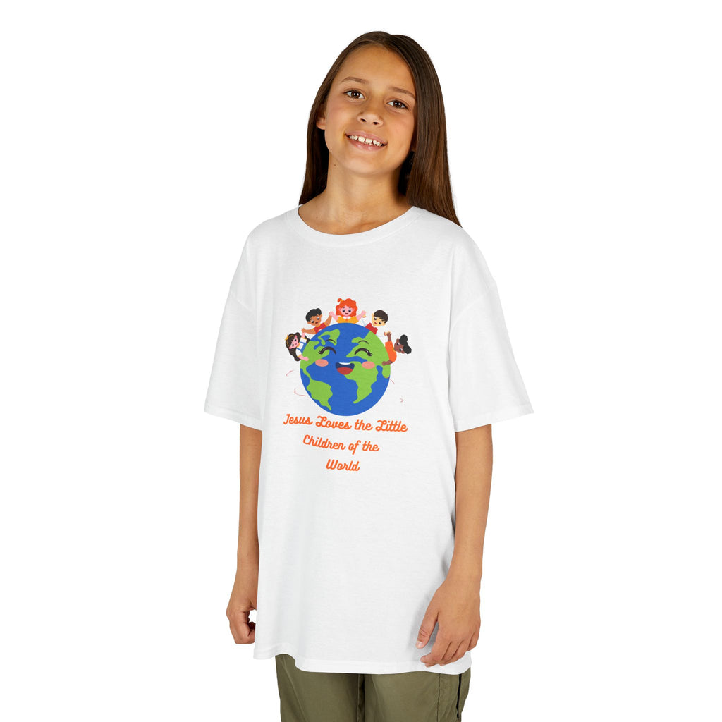 Kids Tee — "Around the World" Children of the World Globe Design