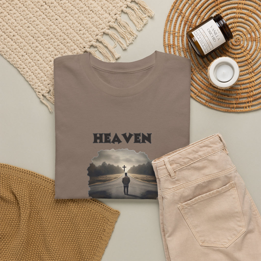 Heaven - so many roads only one way - Unisex Heavy Cotton Tee