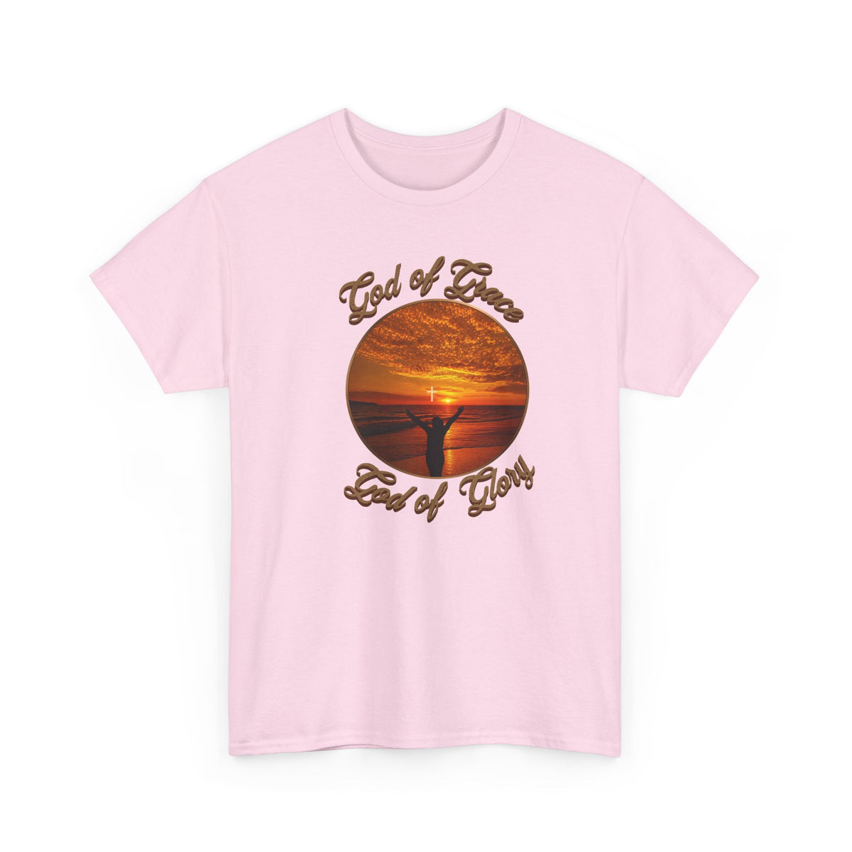 God of Love Sunset Tee – Inspirational Faith Christian T-Shirt