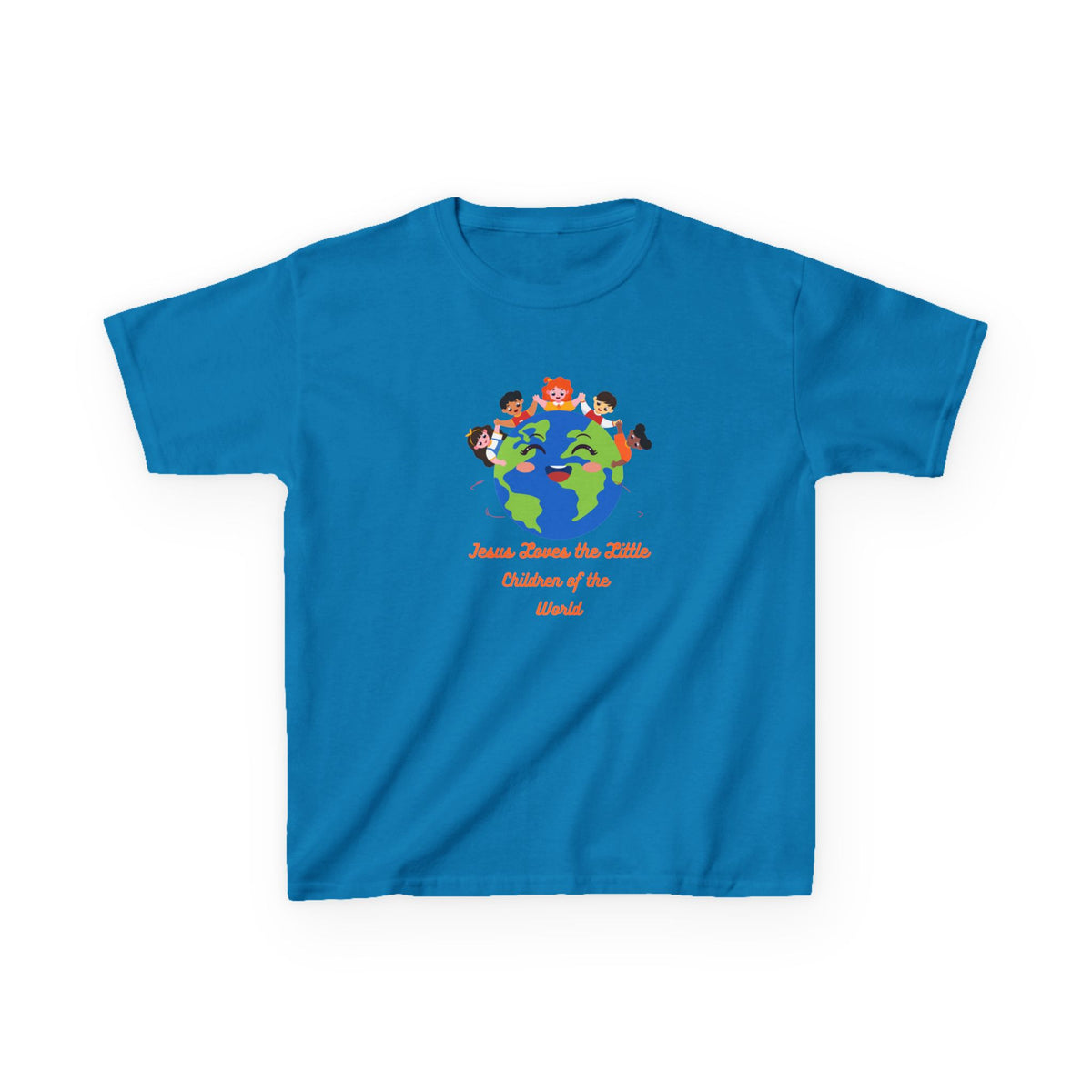 Kids Tee — "Around the World" Children of the World Globe Design