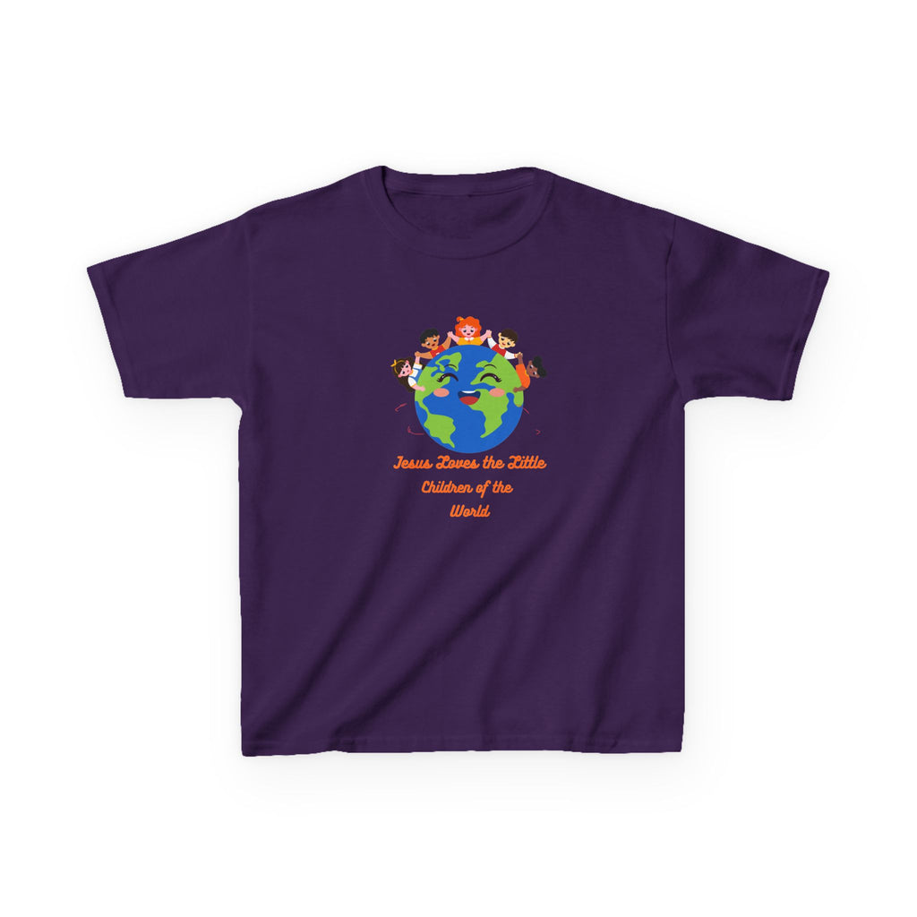 Kids Tee — "Around the World" Children of the World Globe Design