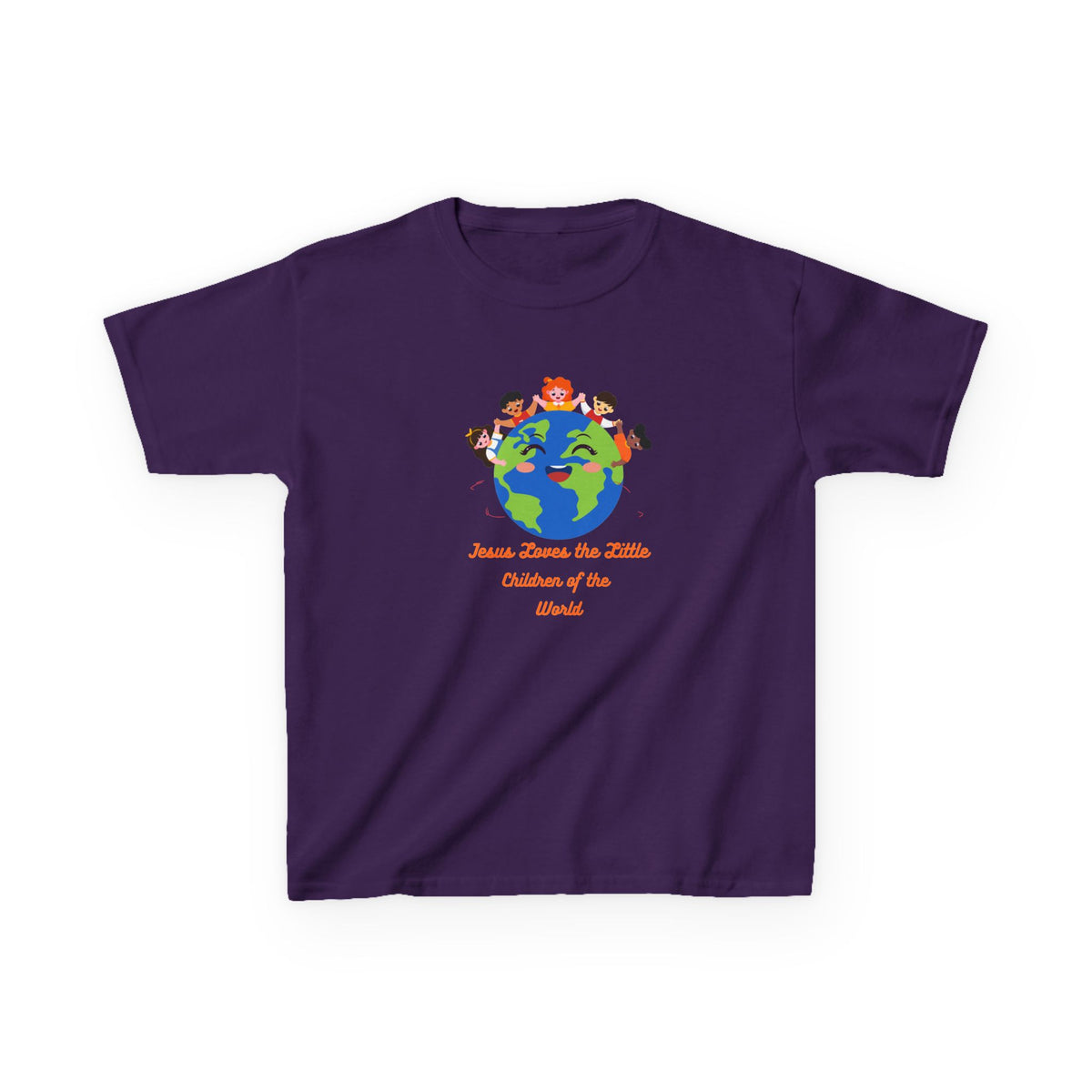 Kids Tee — "Around the World" Children of the World Globe Design