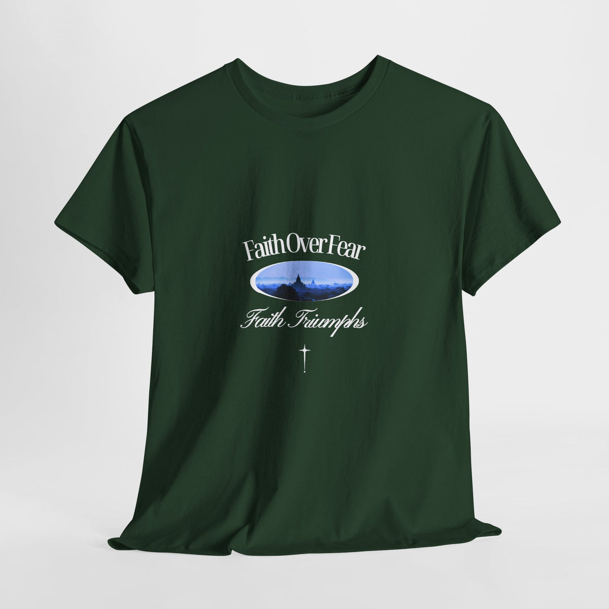 Faith Over Fear - Unisex Heavy Cotton Tee
