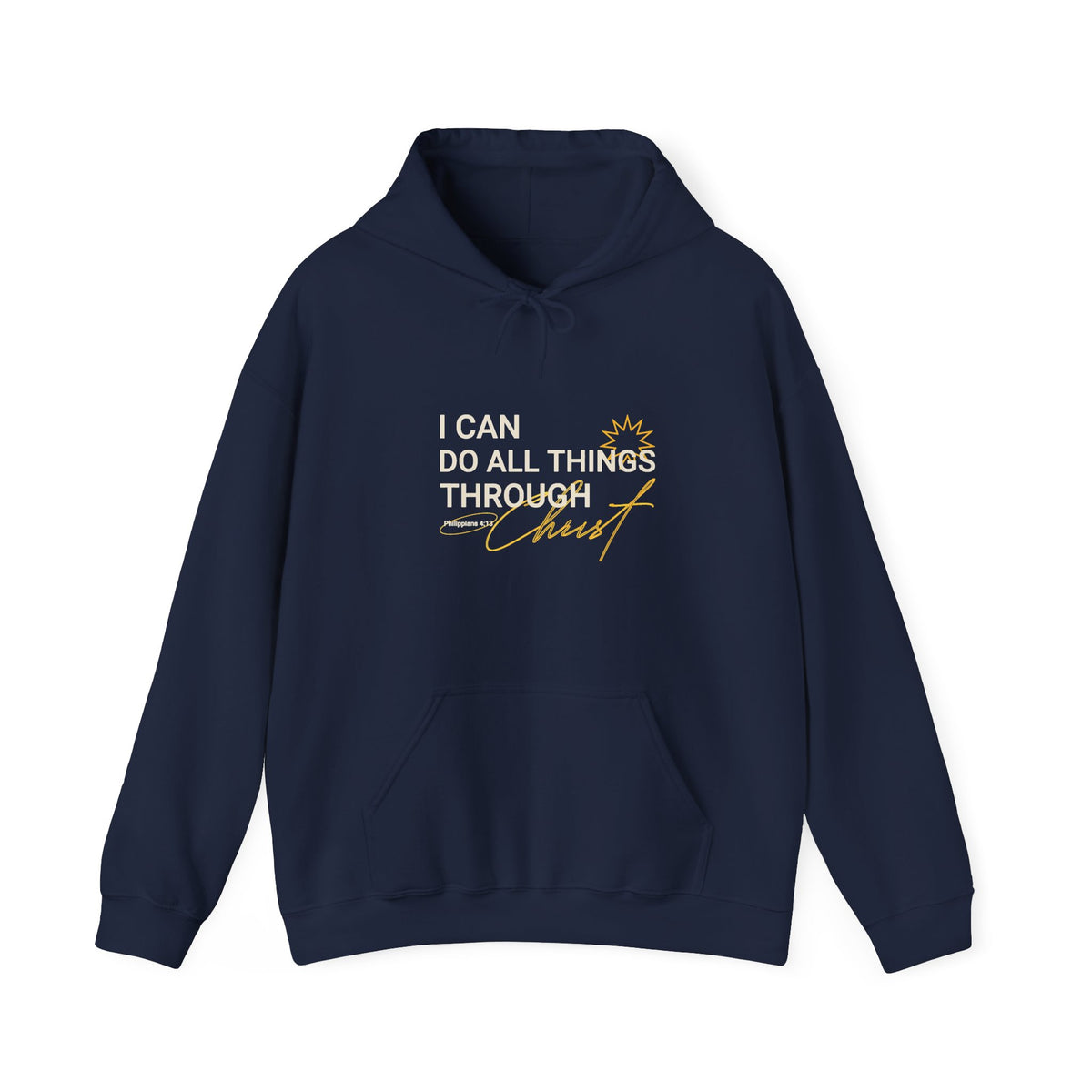I Can Do All Things Through Christ - Unisex Heavy Blend™ Hooded Sweatshirt