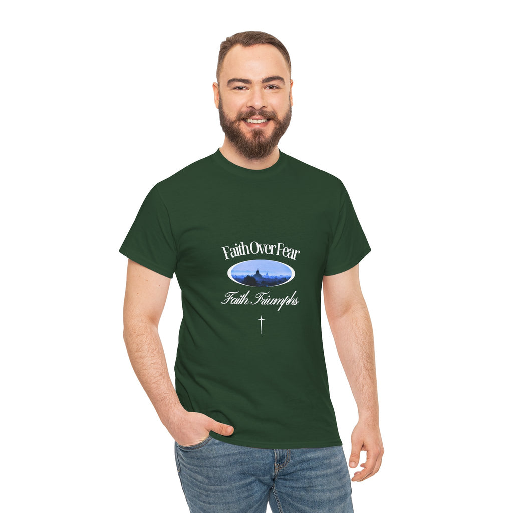 Faith Over Fear - Unisex Heavy Cotton Tee