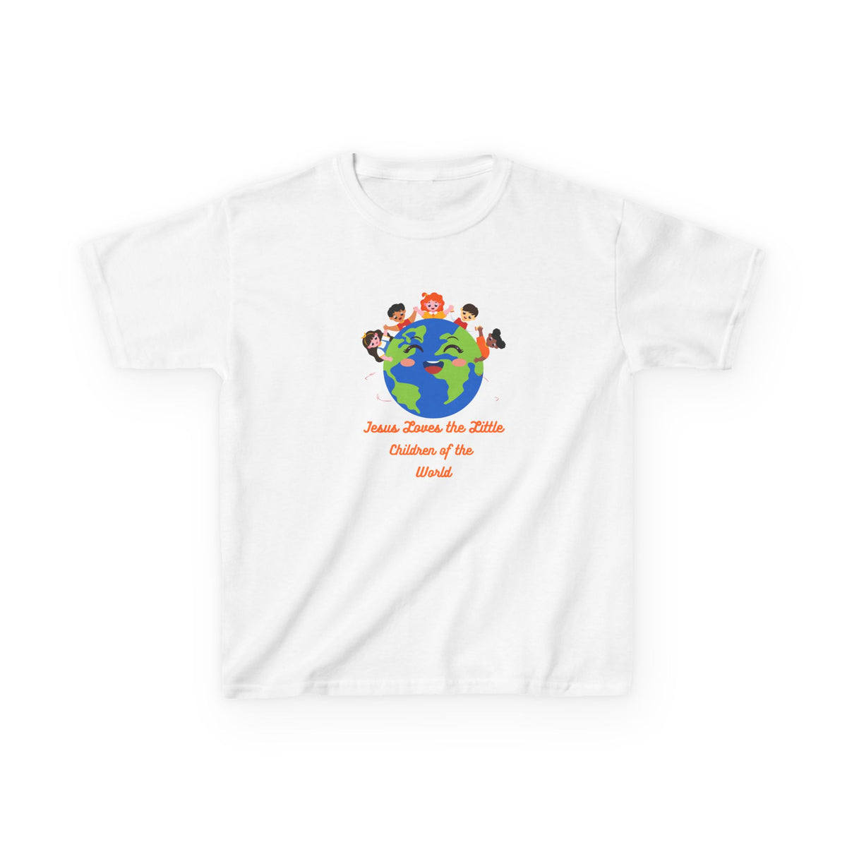 Kids Tee — "Around the World" Children of the World Globe Design