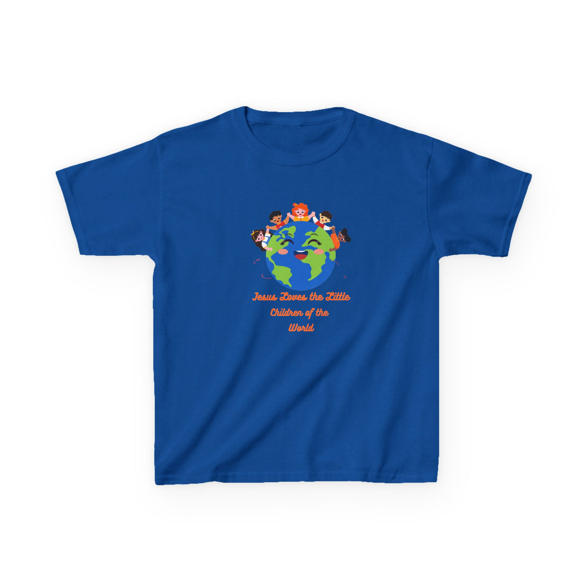 Kids Tee — "Around the World" Children of the World Globe Design