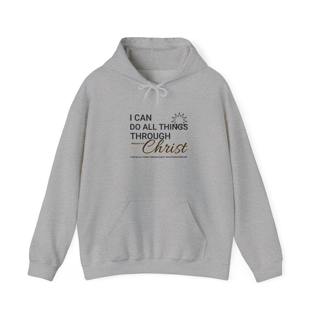 I can do all things through Christ - Unisex Heavy Blend™ Hooded Sweatshirt