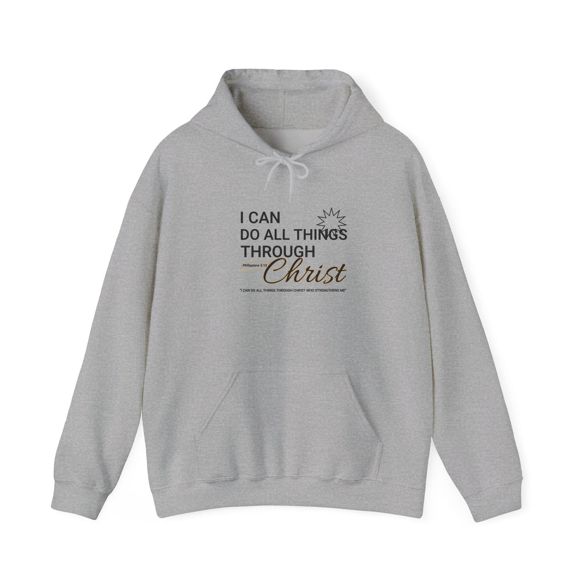 I can do all things through Christ - Unisex Heavy Blend™ Hooded Sweatshirt