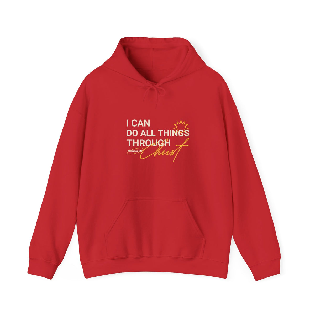 I Can Do All Things Through Christ - Unisex Heavy Blend™ Hooded Sweatshirt