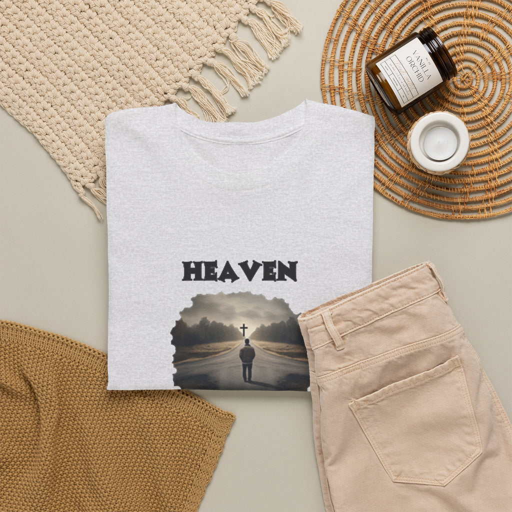 Heaven - so many roads only one way - Unisex Heavy Cotton Tee
