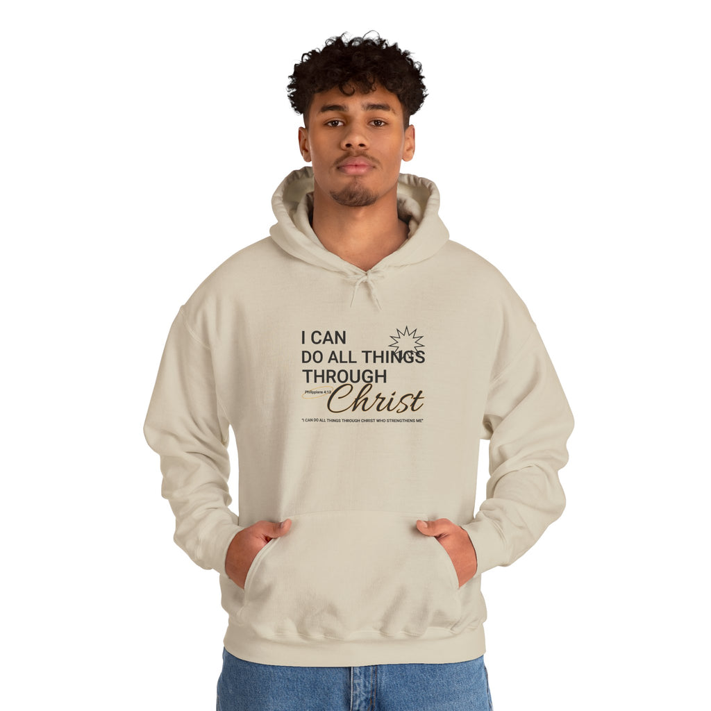 I can do all things through Christ - Unisex Heavy Blend™ Hooded Sweatshirt