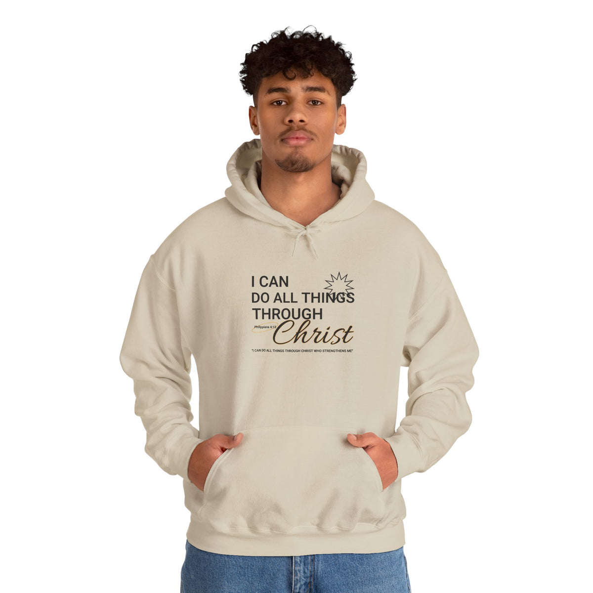 I can do all things through Christ - Unisex Heavy Blend™ Hooded Sweatshirt