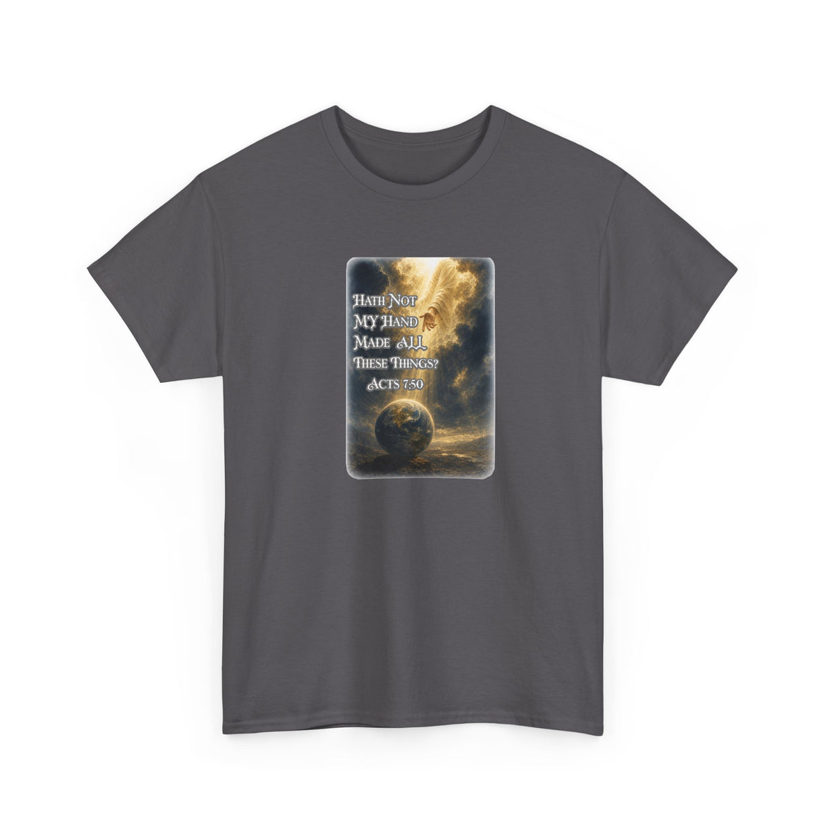 Faith & Action T‑Shirt — "Hath Not My Hand Made All These Things - Active" Inspirational Tee