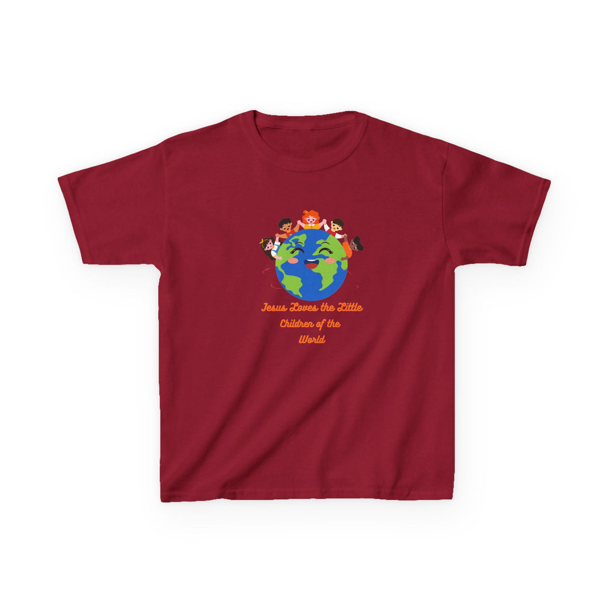 Kids Tee — "Around the World" Children of the World Globe Design