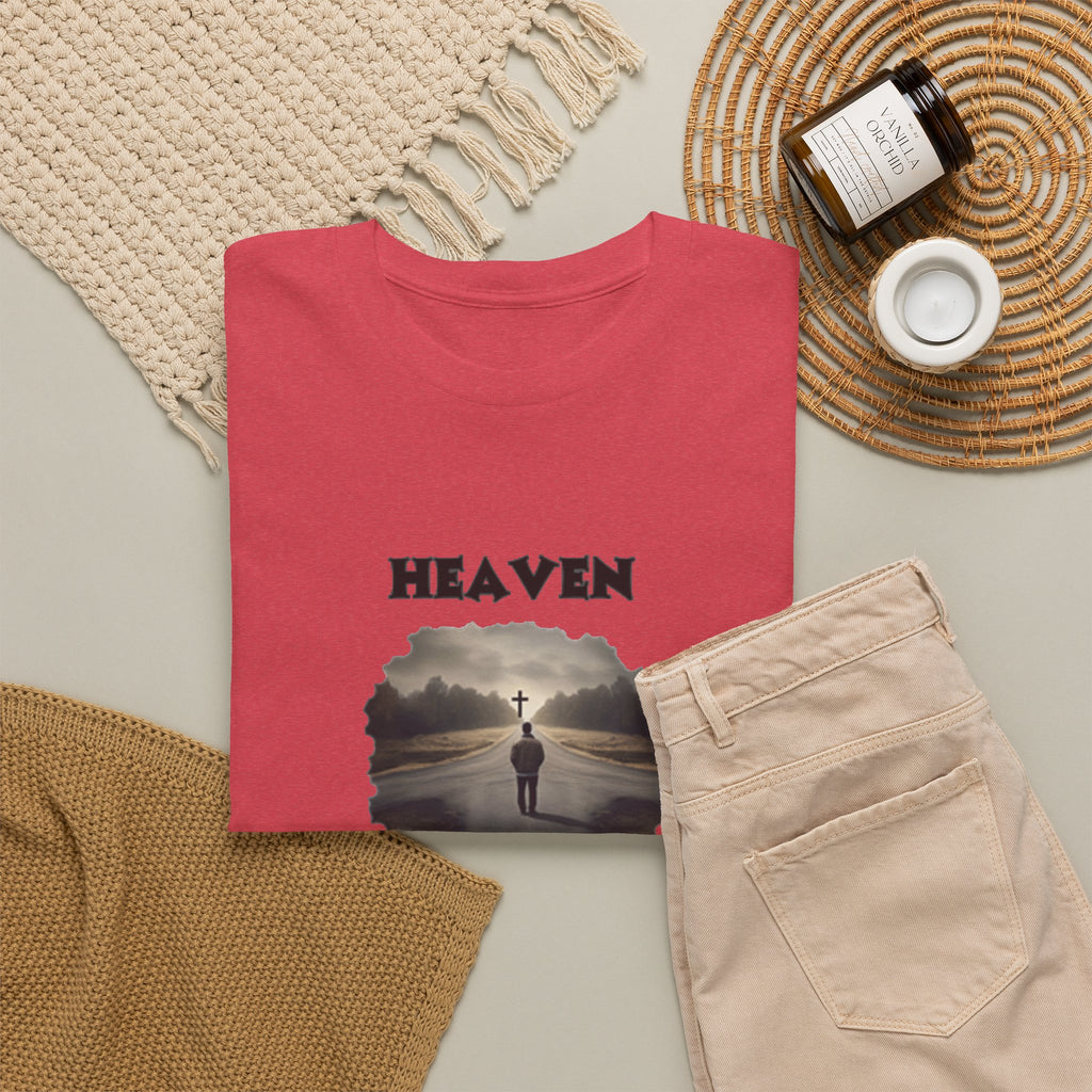 Heaven - so many roads only one way - Unisex Heavy Cotton Tee