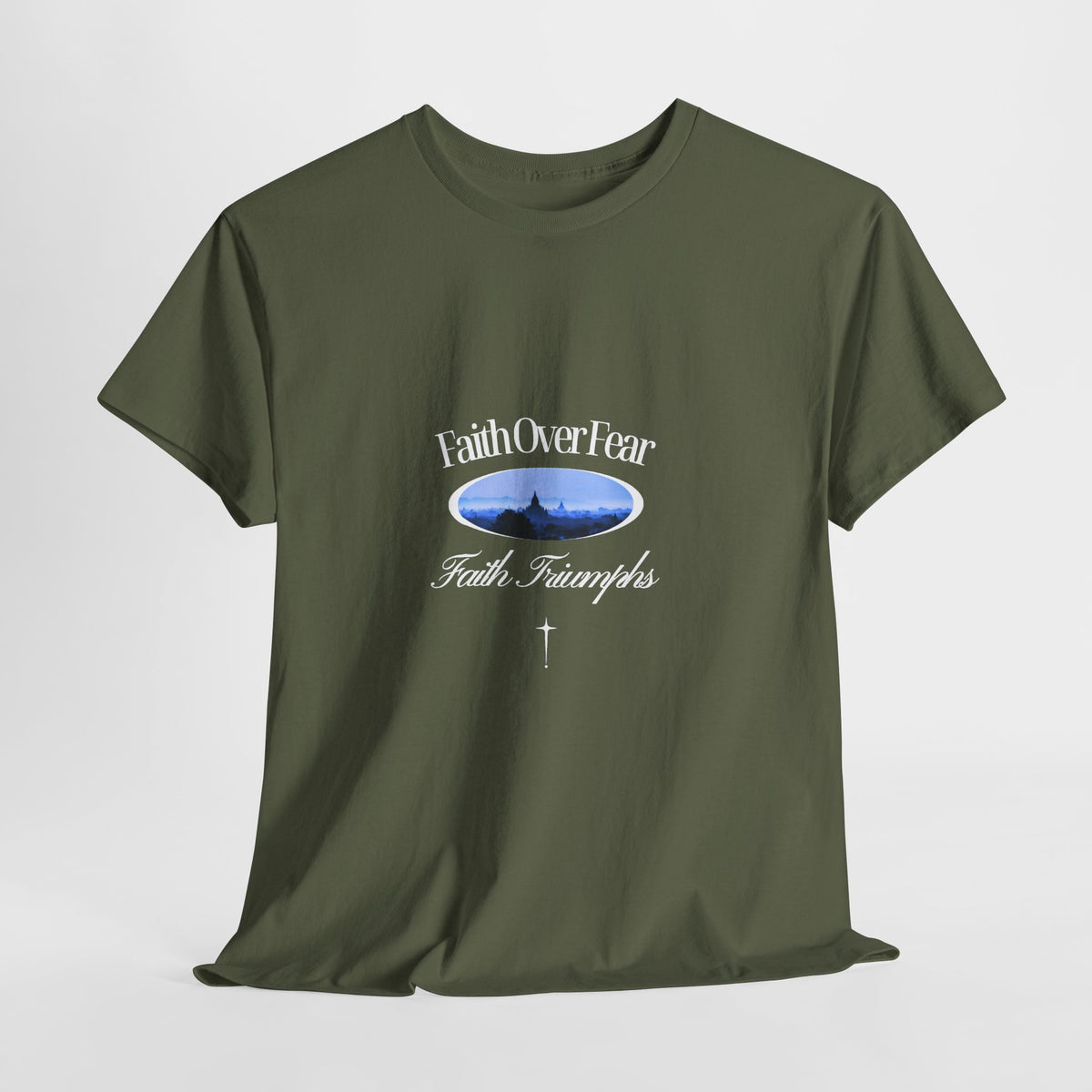 Faith Over Fear - Unisex Heavy Cotton Tee