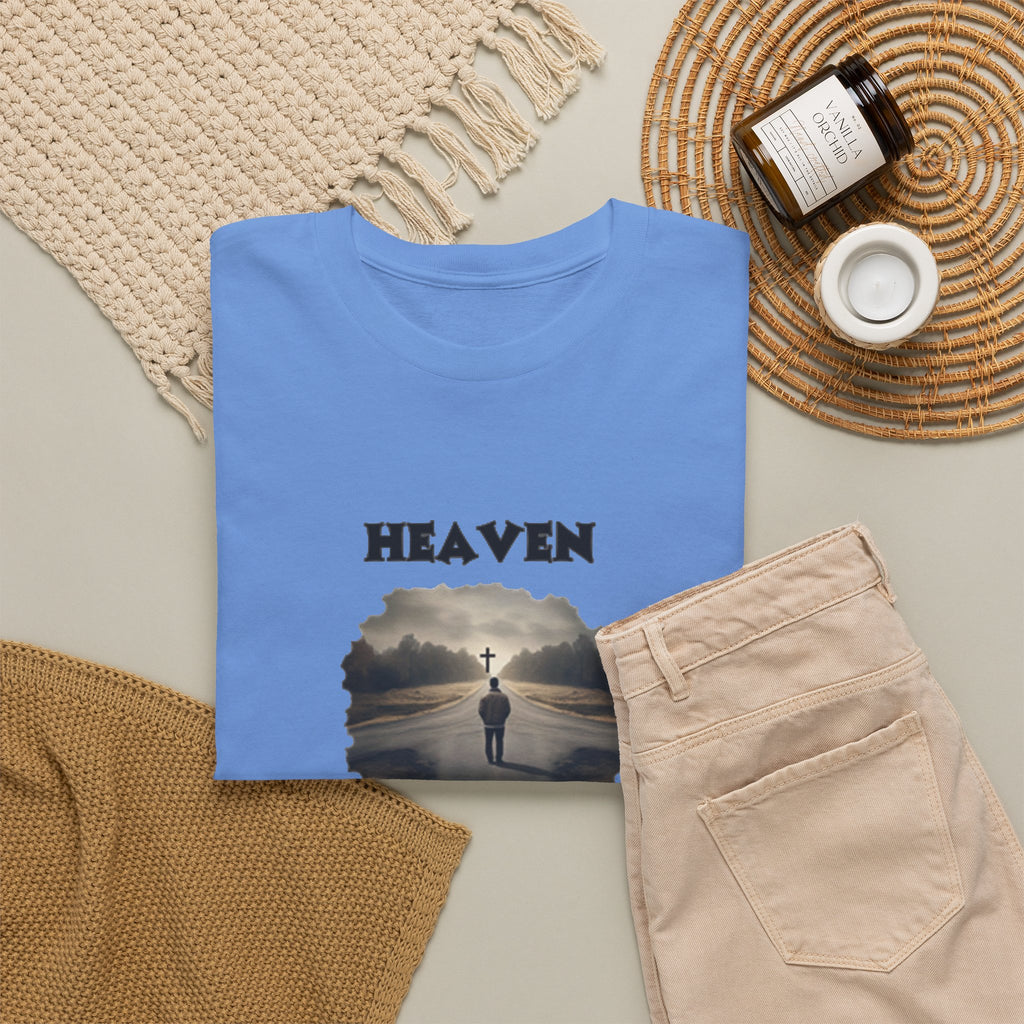 Heaven - so many roads only one way - Unisex Heavy Cotton Tee